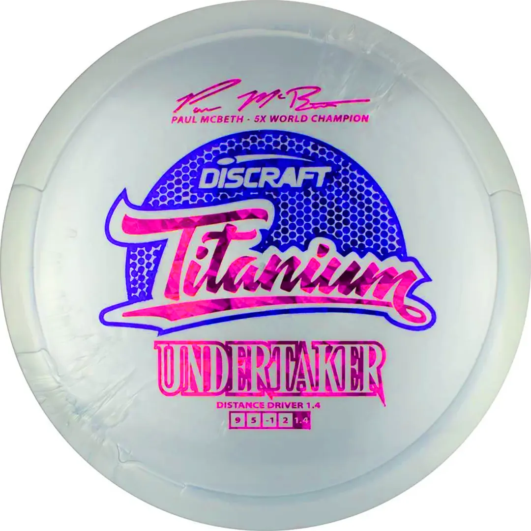 Titanium Undertaker Paul McBeth 5X